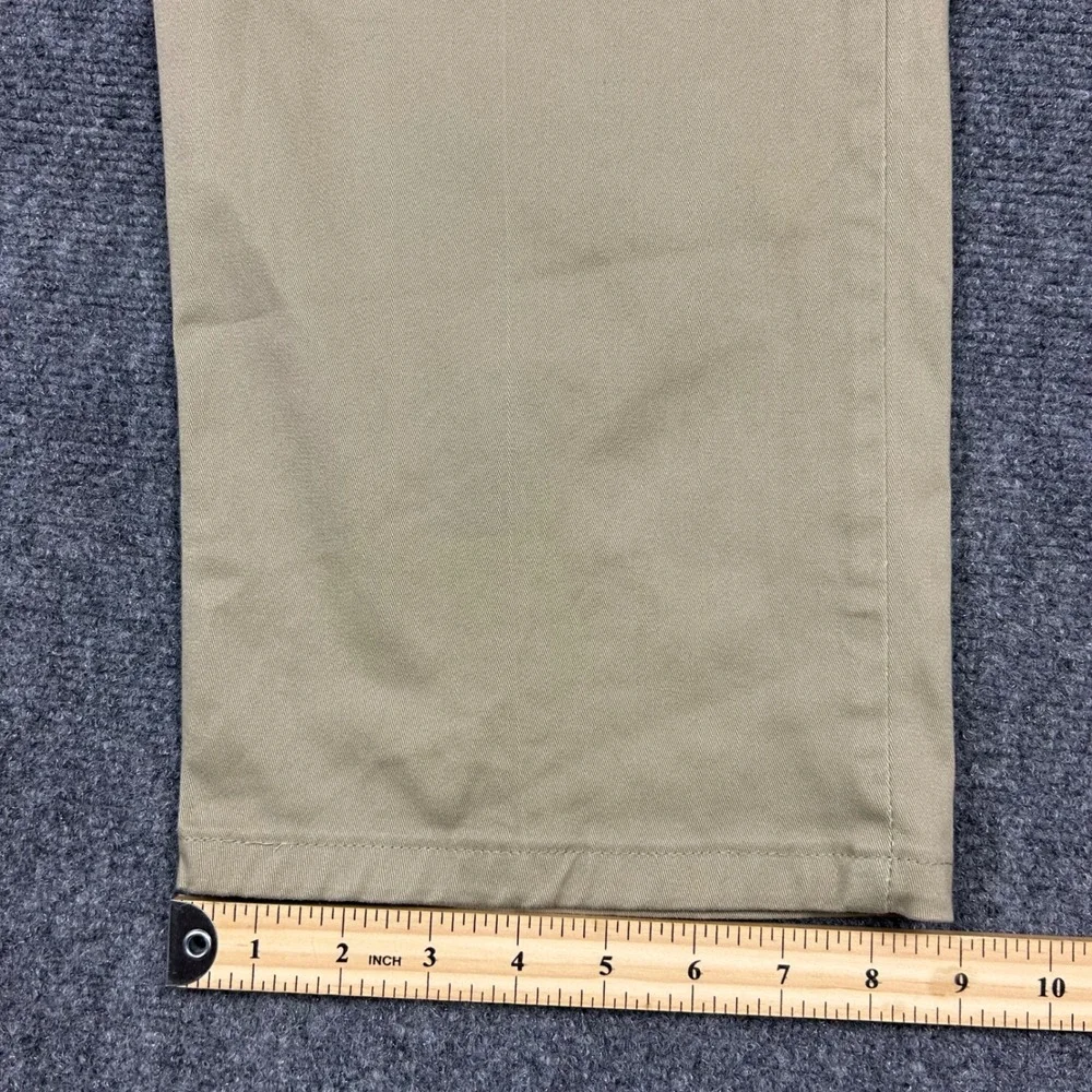 Lee Extreme Motion Pants Mens 40x32 Khaki‎ Straight Fit Tapered Leg Performance